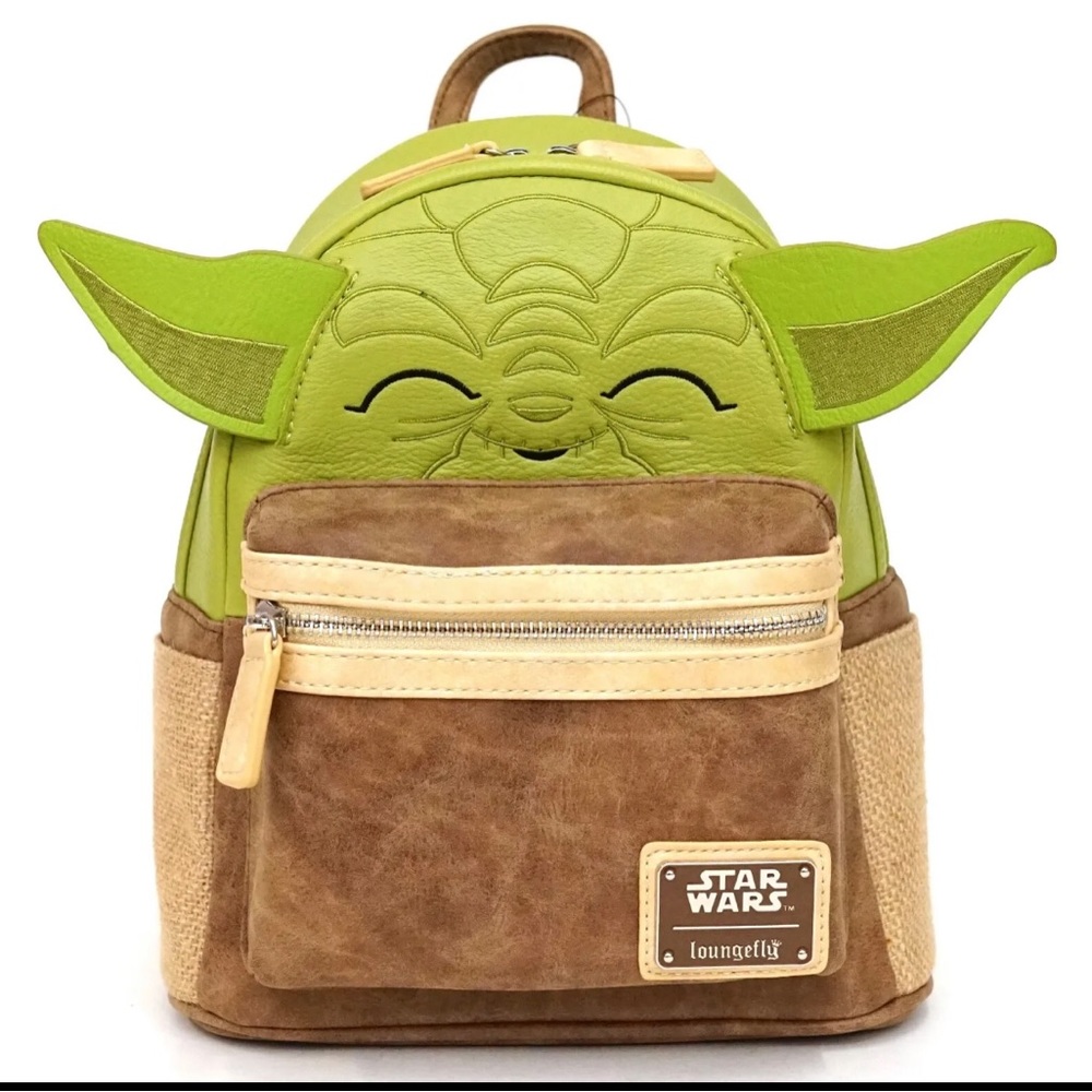 NWOT Yoda Loungefly Mini Backpack